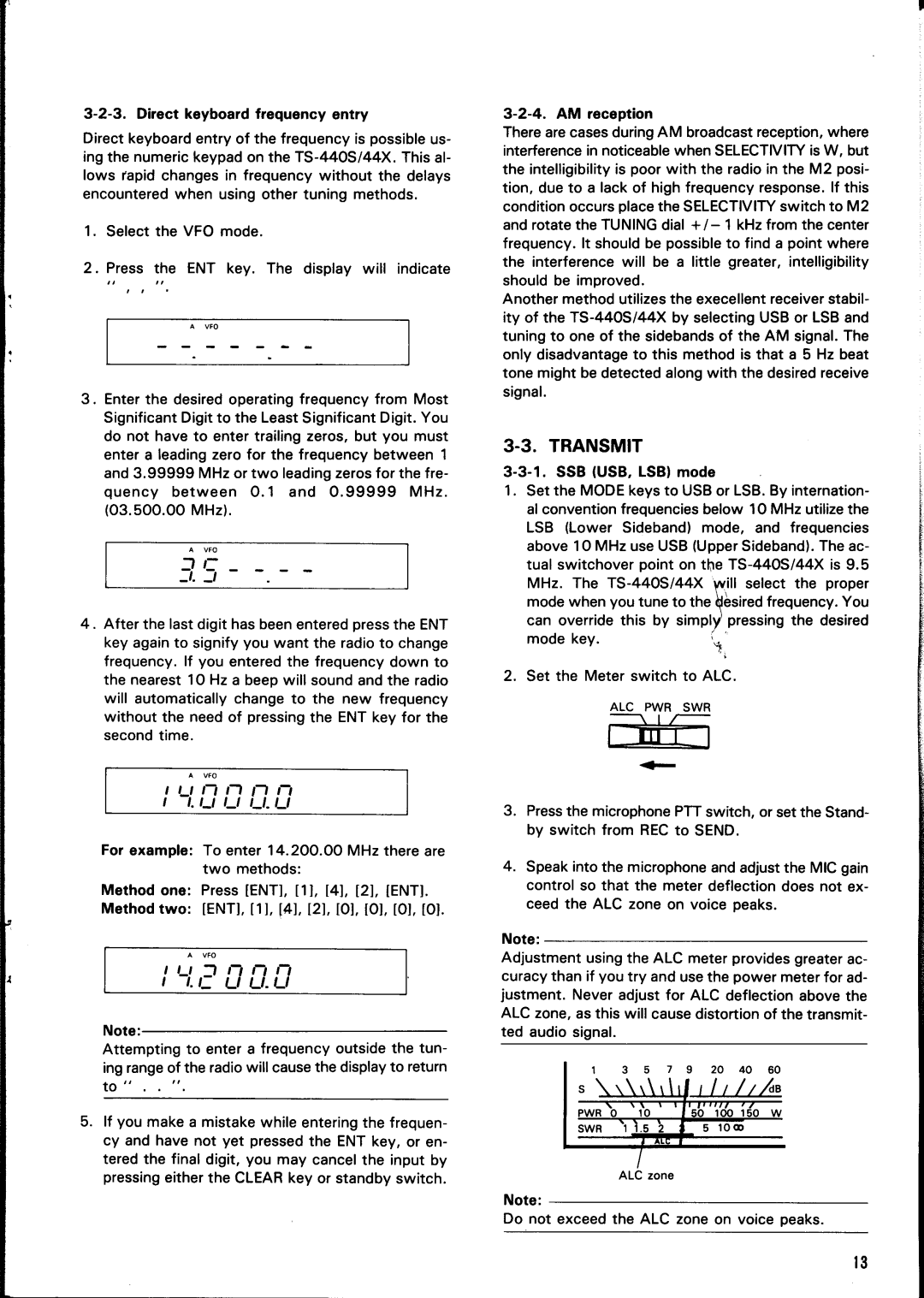 Kenwood TS-440S manual 