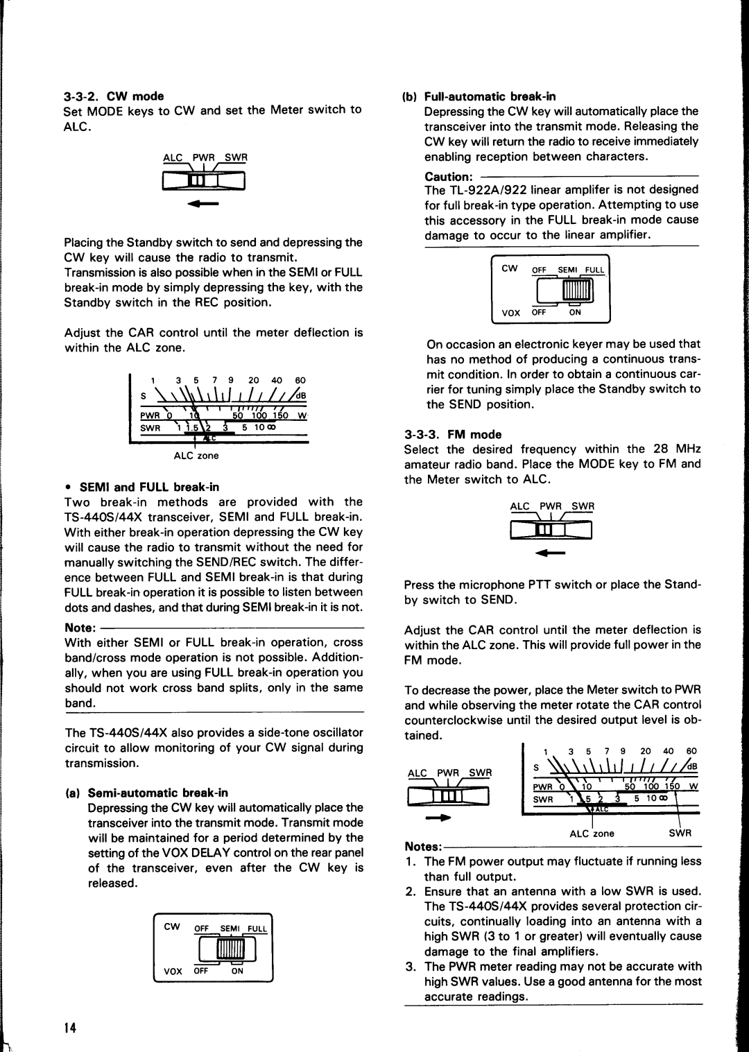 Kenwood TS-440S manual 