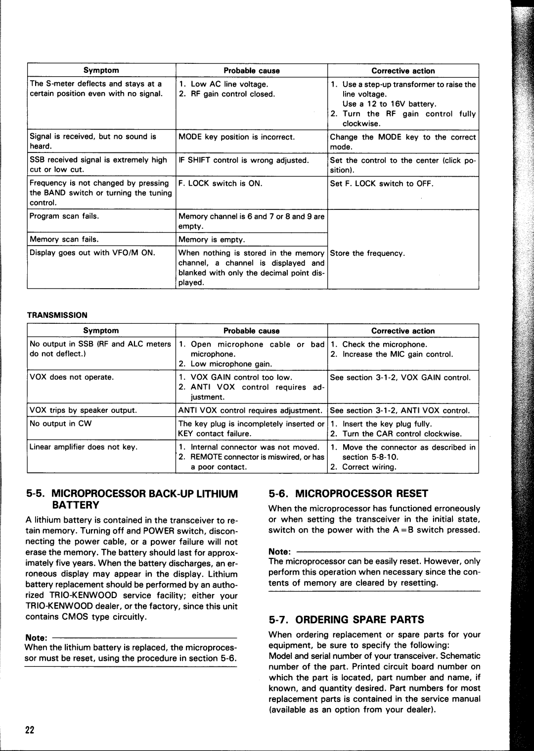 Kenwood TS-440S manual 