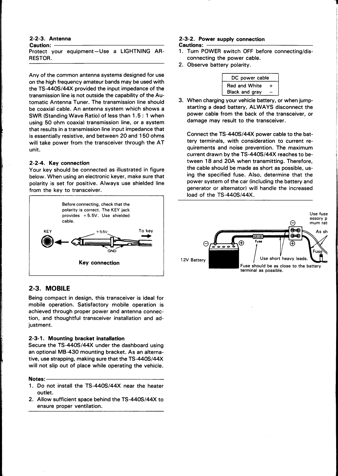 Kenwood TS-440S manual 