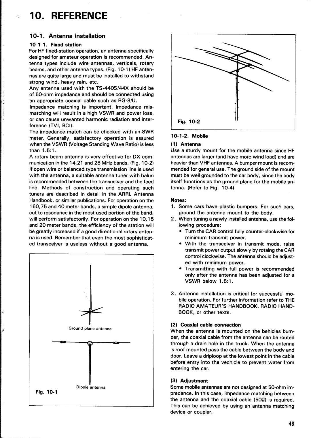 Kenwood TS-440S manual 