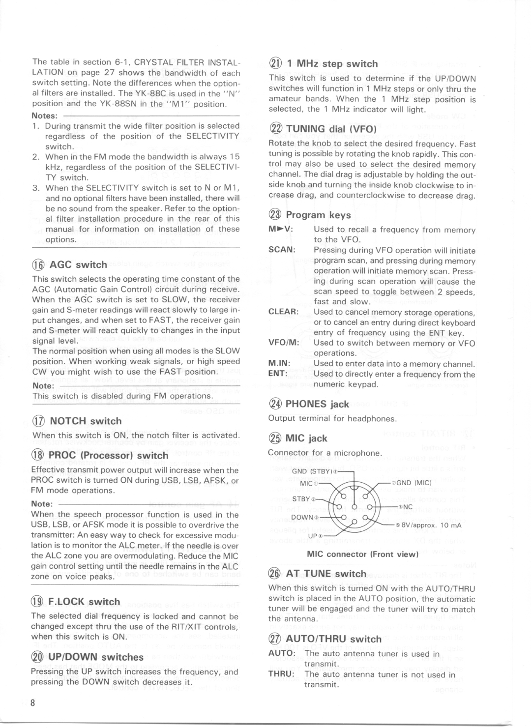 Kenwood TS-440S manual 