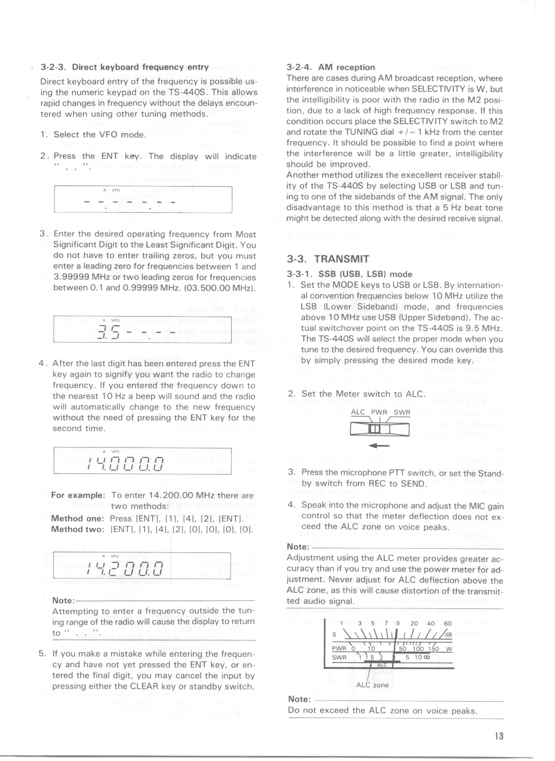 Kenwood TS-440S manual 