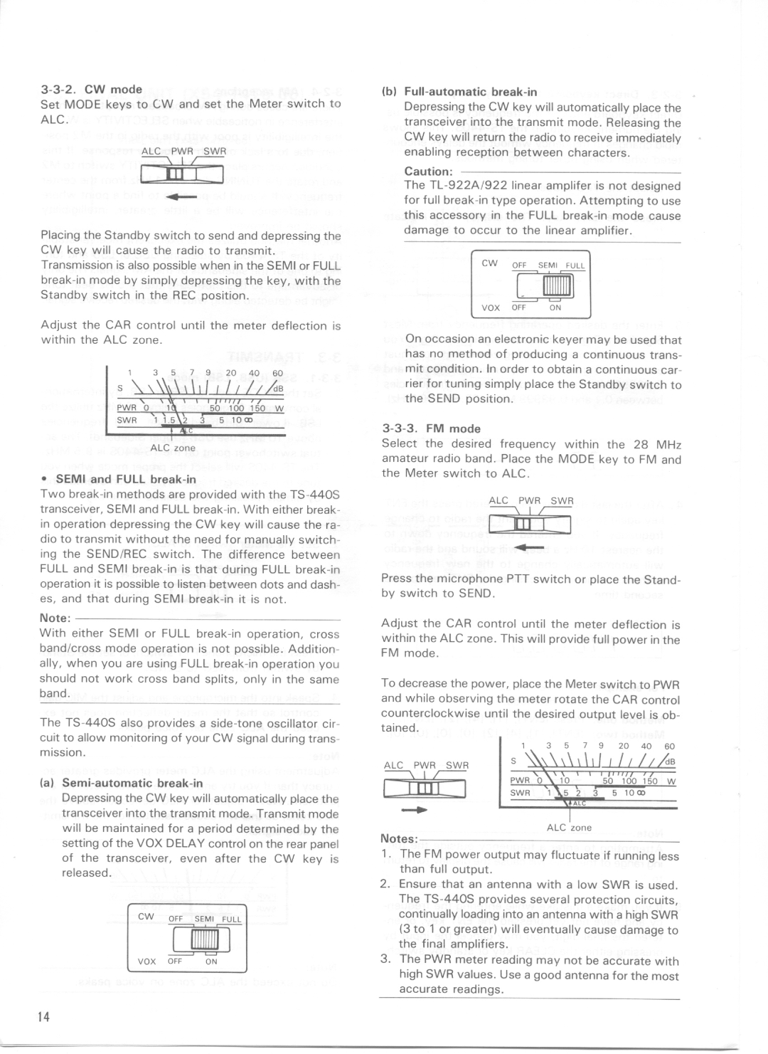 Kenwood TS-440S manual 