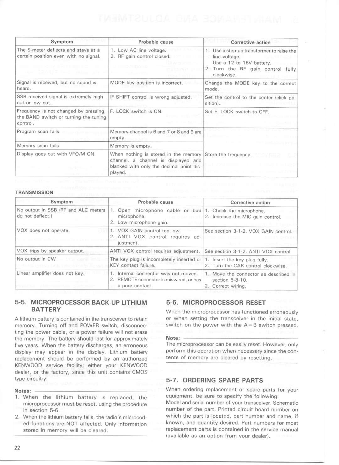 Kenwood TS-440S manual 