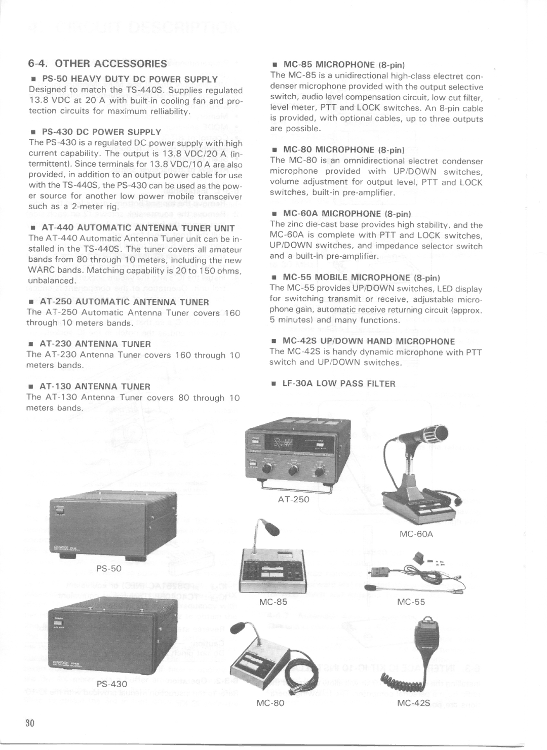 Kenwood TS-440S manual 