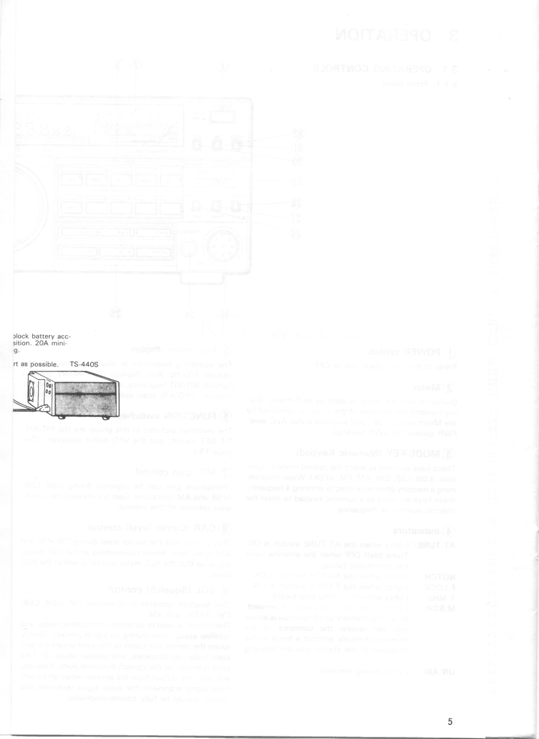 Kenwood TS-440S manual 