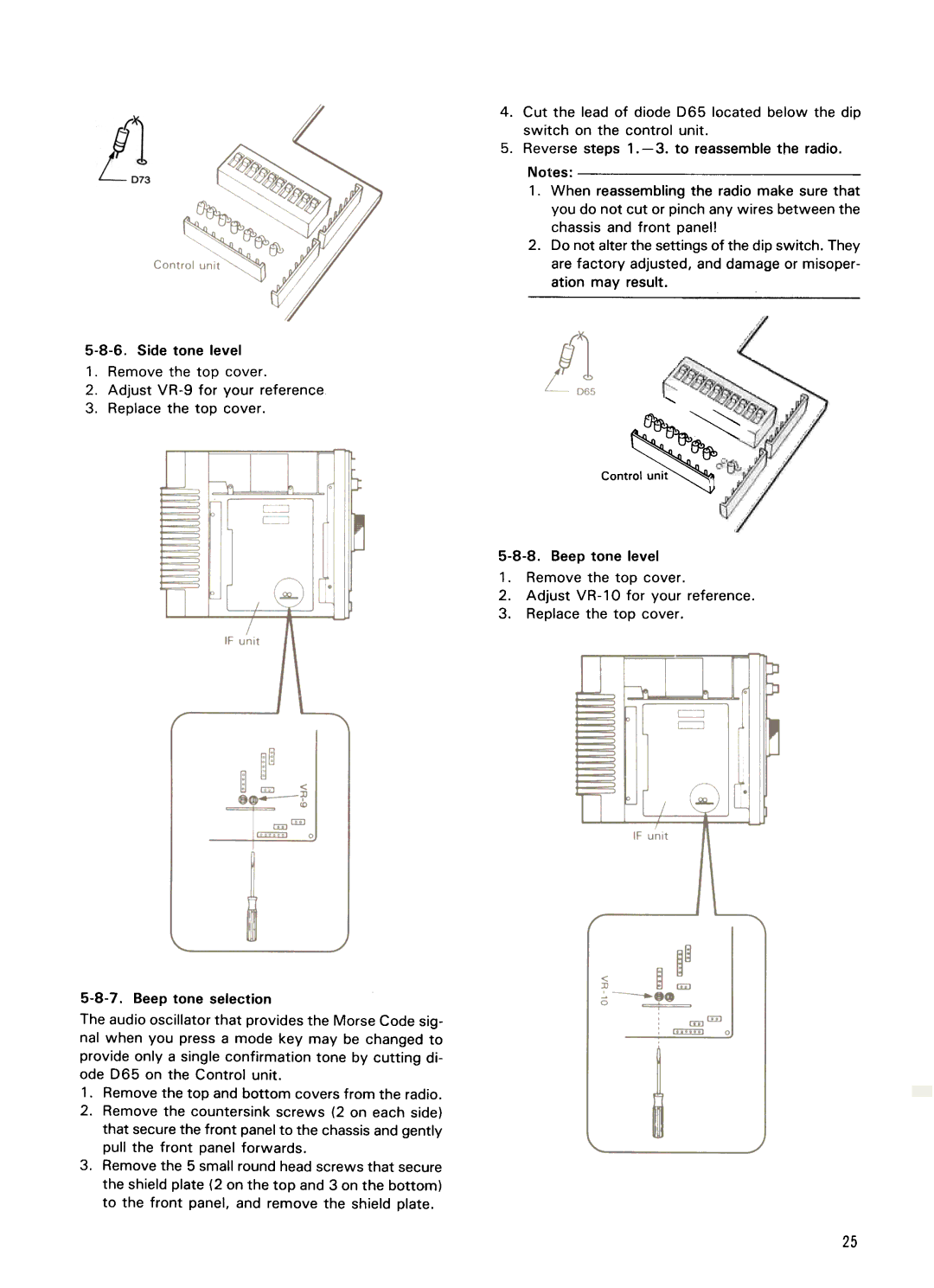 Kenwood TS-440S manual COt,~ 