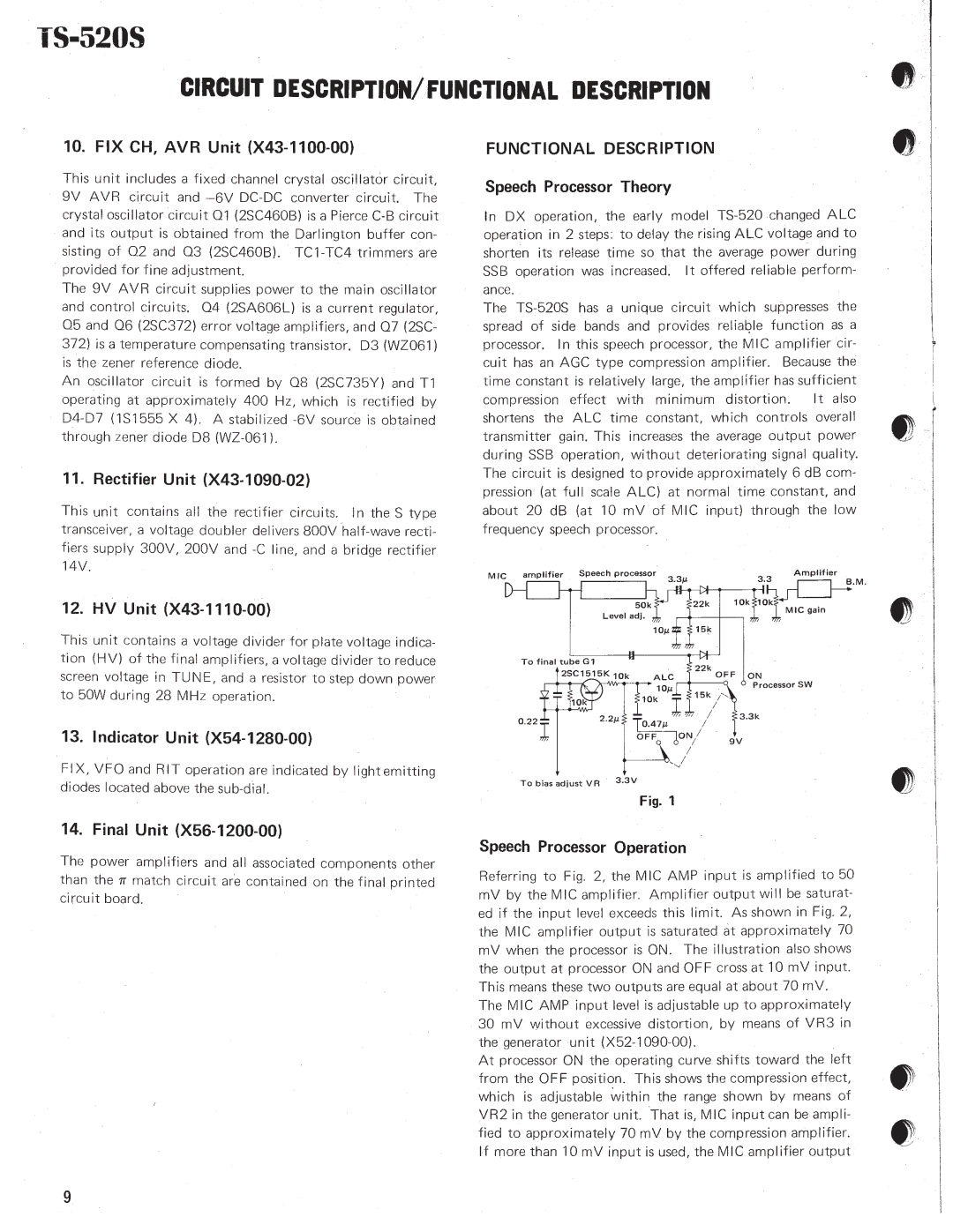 Kenwood TS-520S manual 