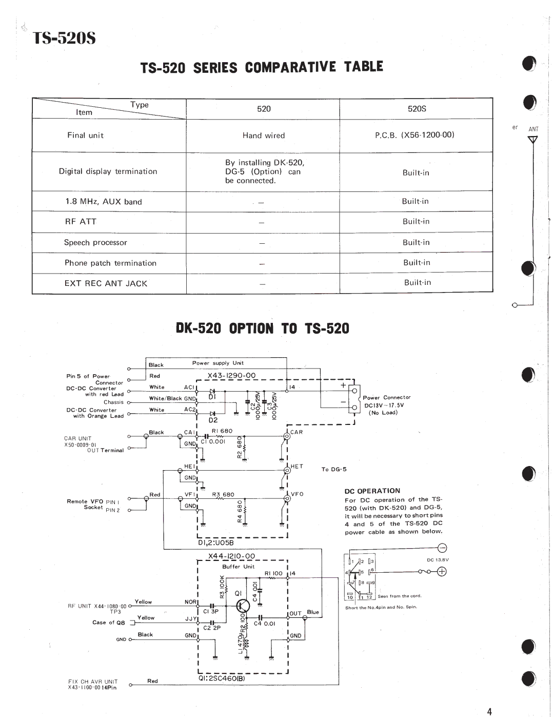 Kenwood TS-520S manual 