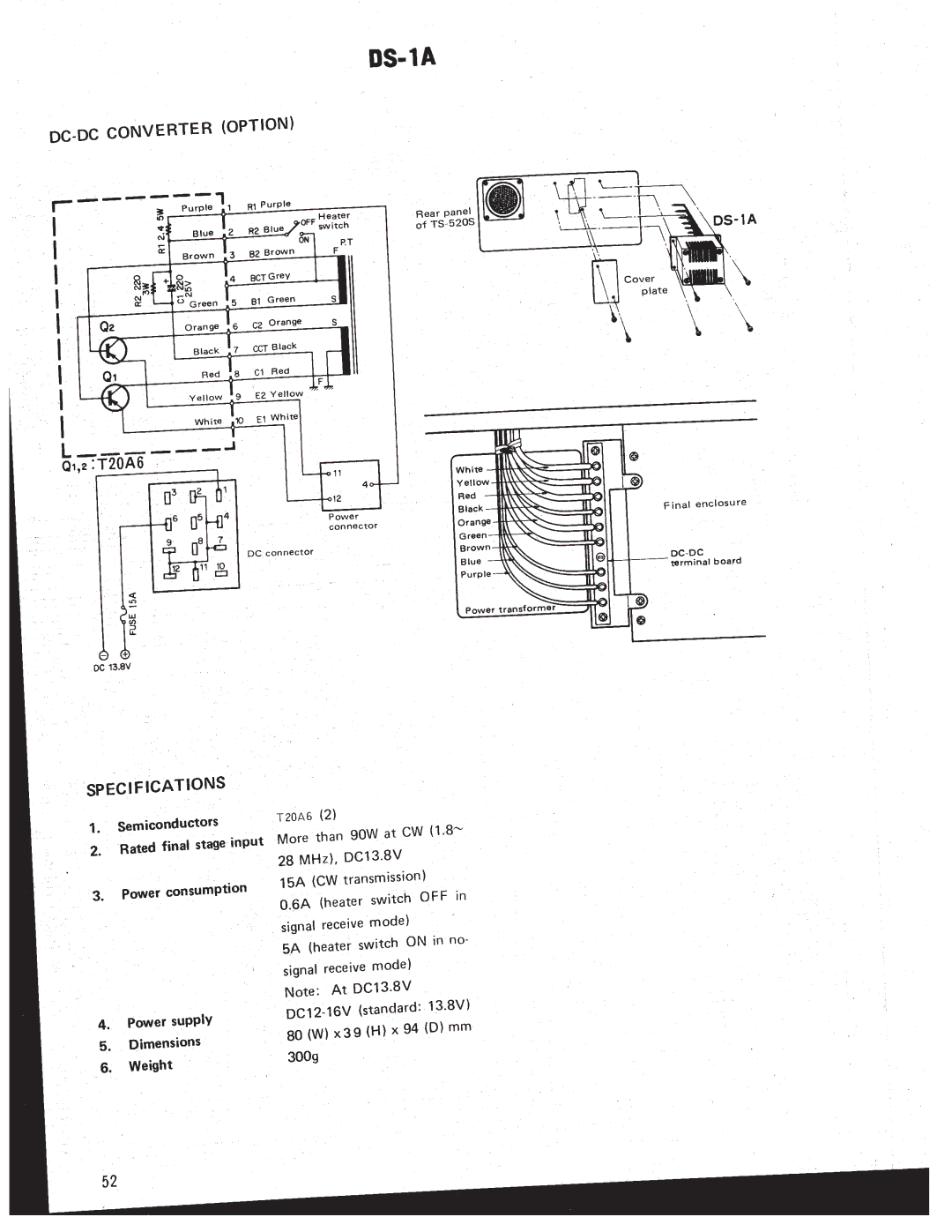 Kenwood TS-520S manual 