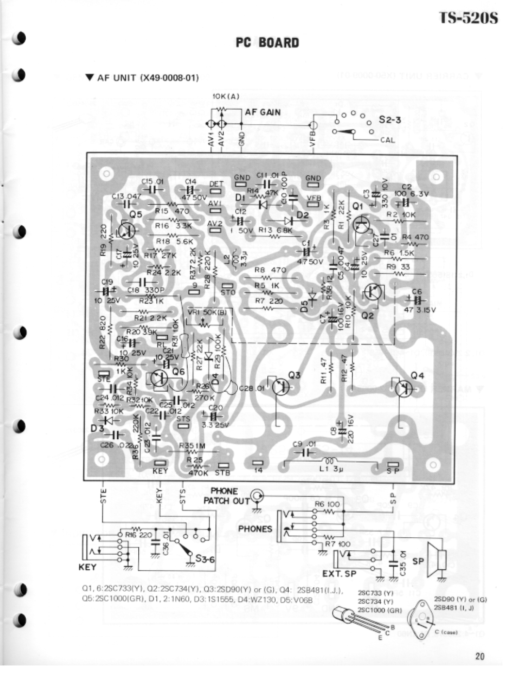 Kenwood TS-520S manual 