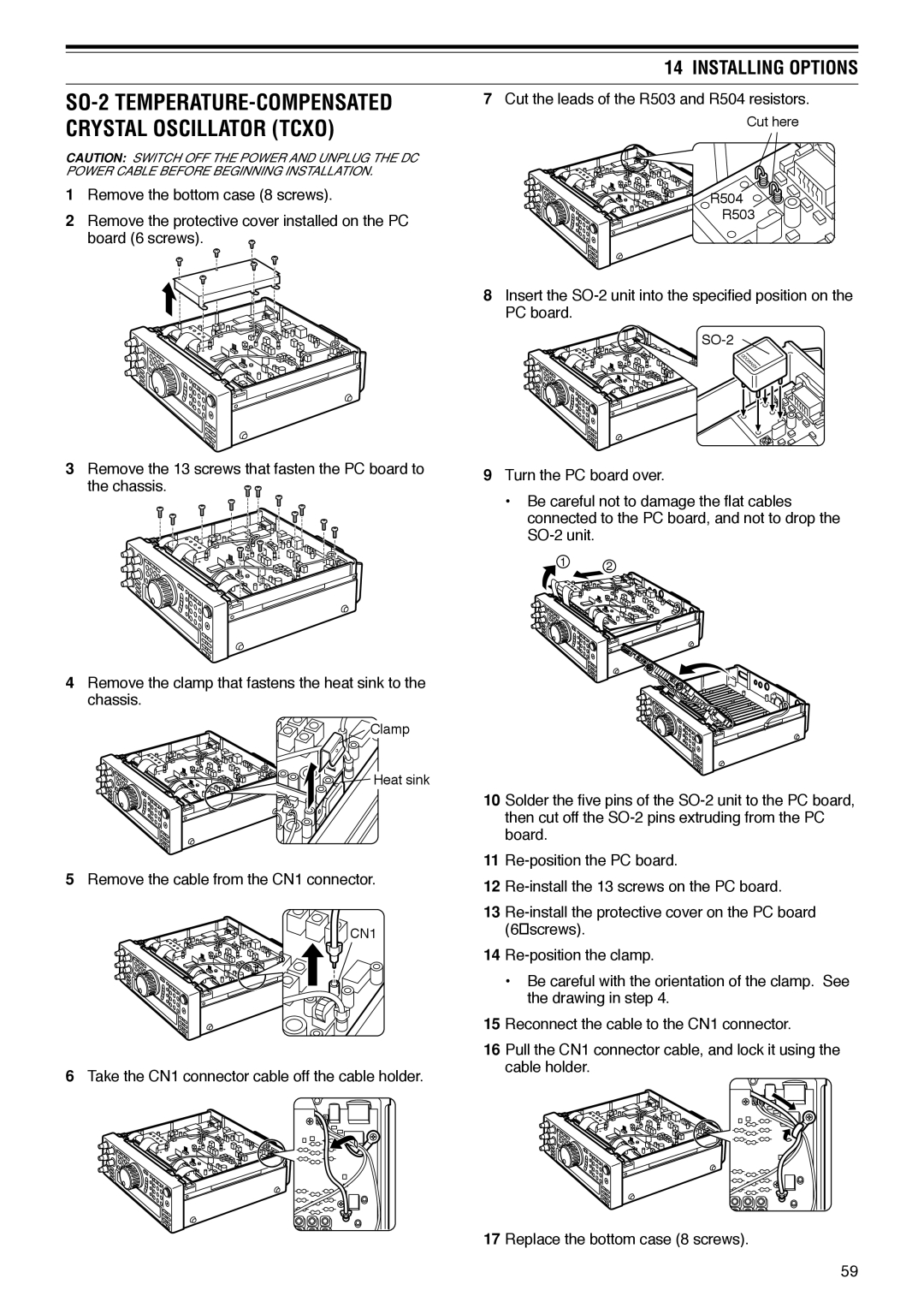 Kenwood TS-570D instruction manual SO-2 TEMPERATURE-COMPENSATED Crystal Oscillator Tcxo 