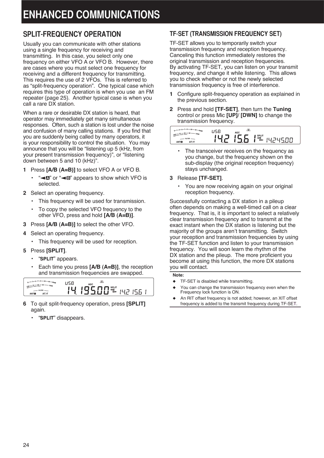 Kenwood TS-590S instruction manual +$1&&20081,&$7,216, 63/,75481&235$7,21, 6775$160,66,215481&67 