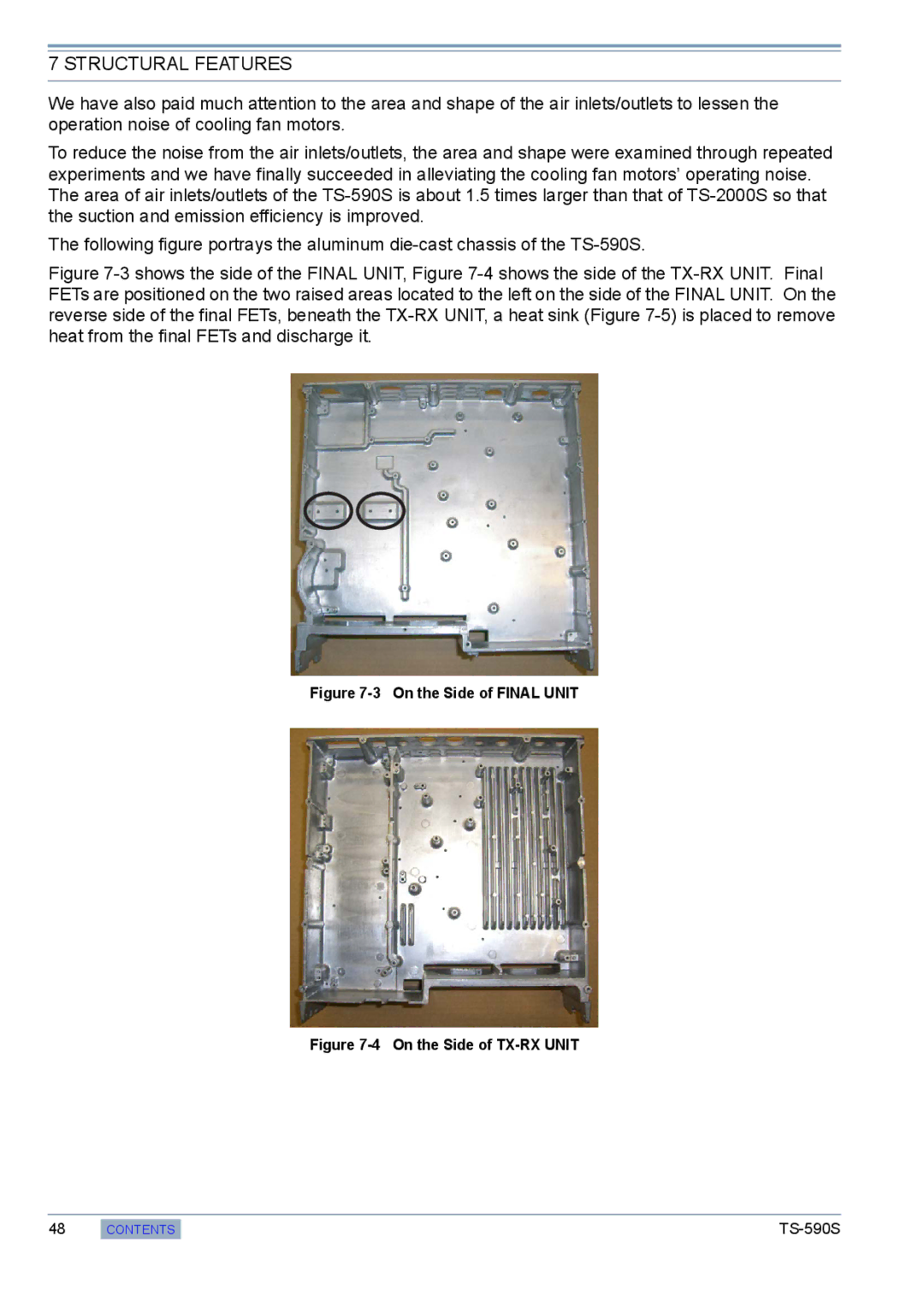 Kenwood TS-590S manual Structural Features 