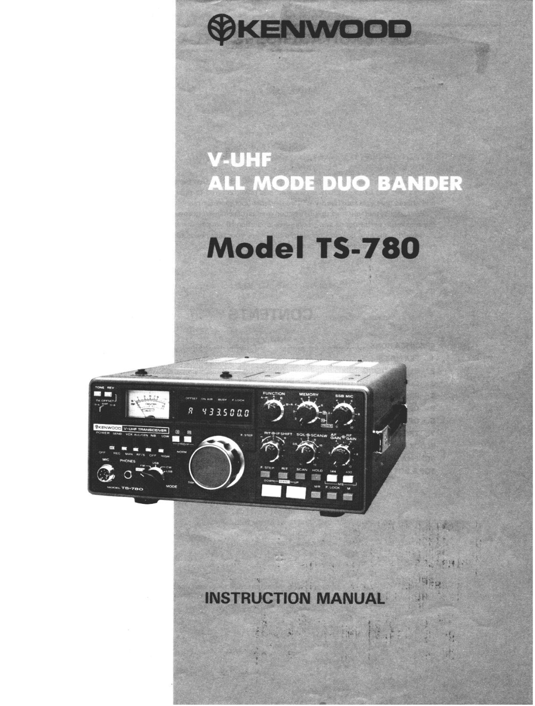 Kenwood TS-780 manual 