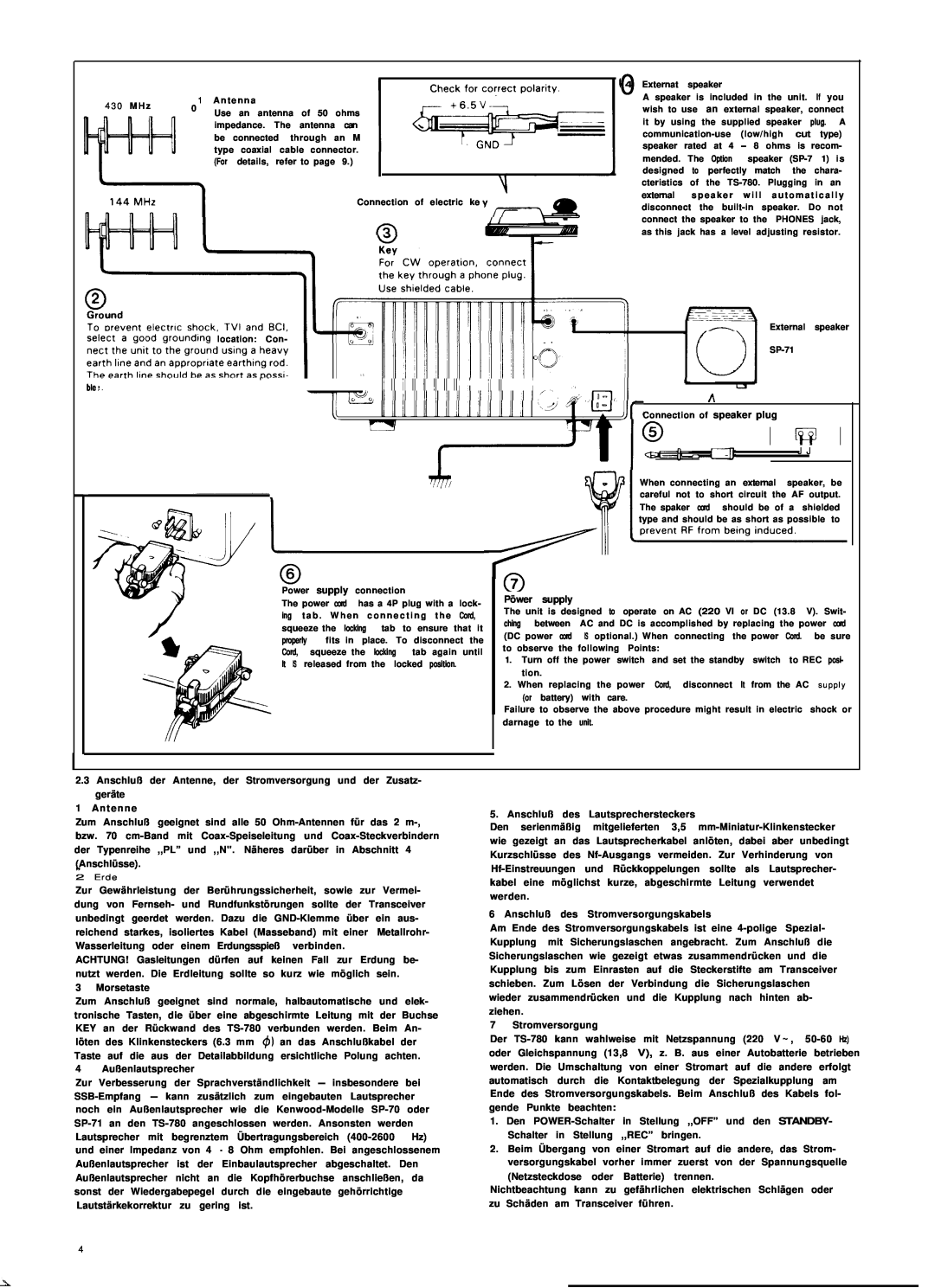 Kenwood TS-780 manual I I il, It II il II /I !I 