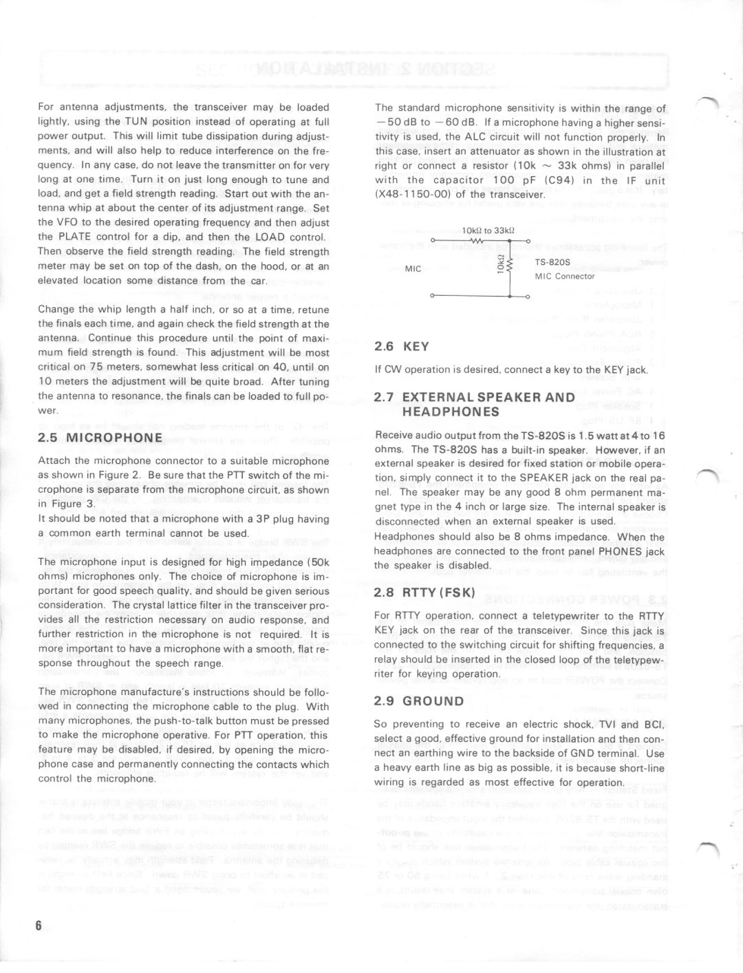 Kenwood TS-820S manual 