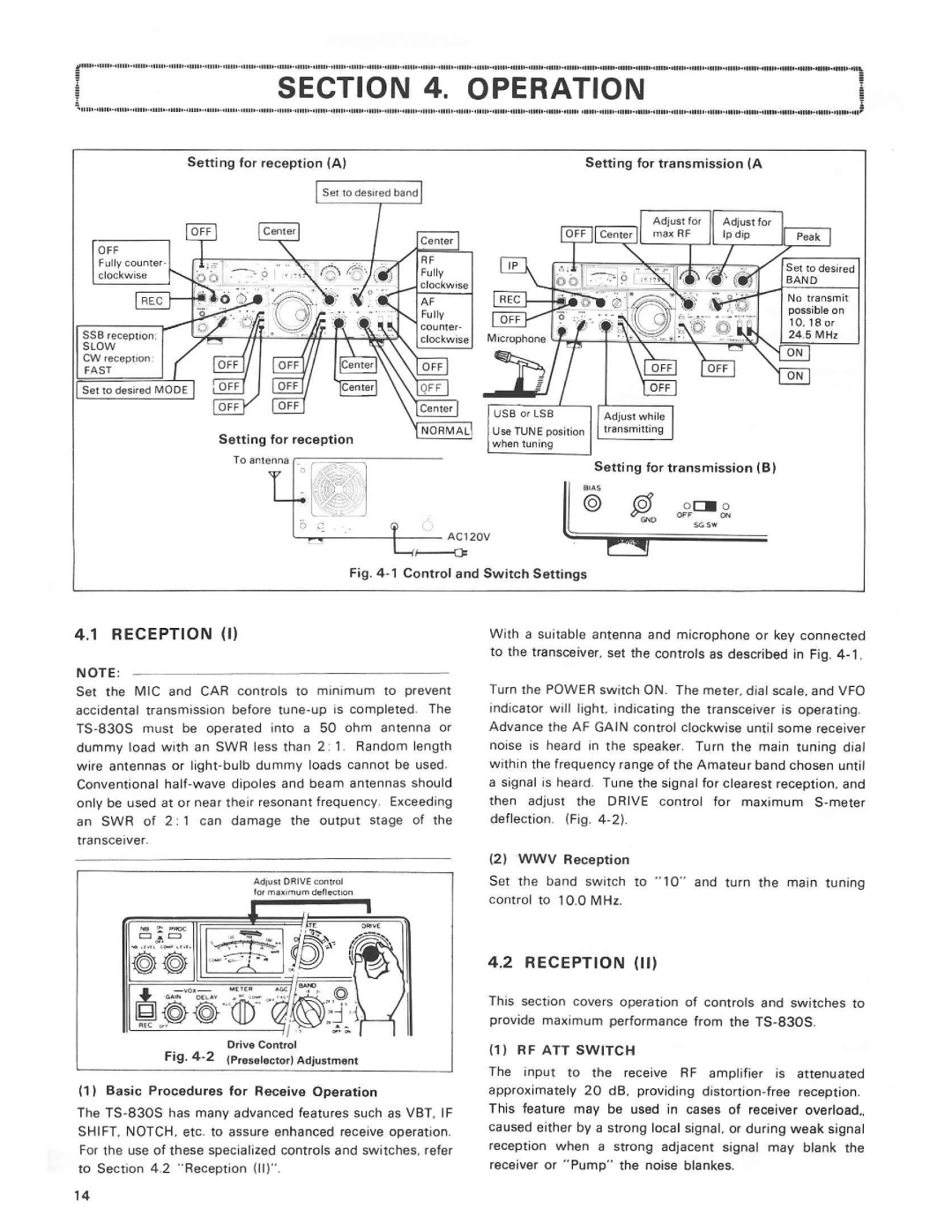 Kenwood TS-830S manual 