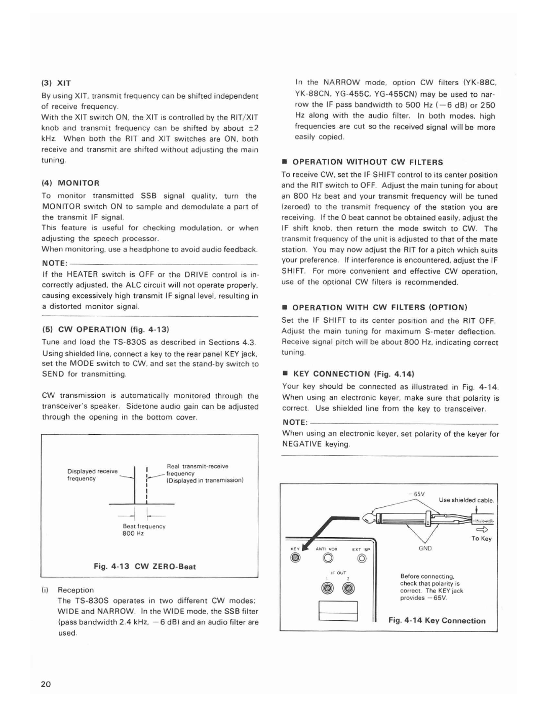 Kenwood TS-830S manual 