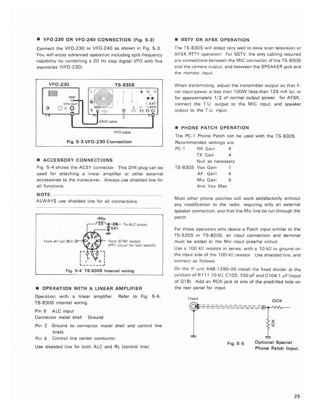 Kenwood TS-830S manual 