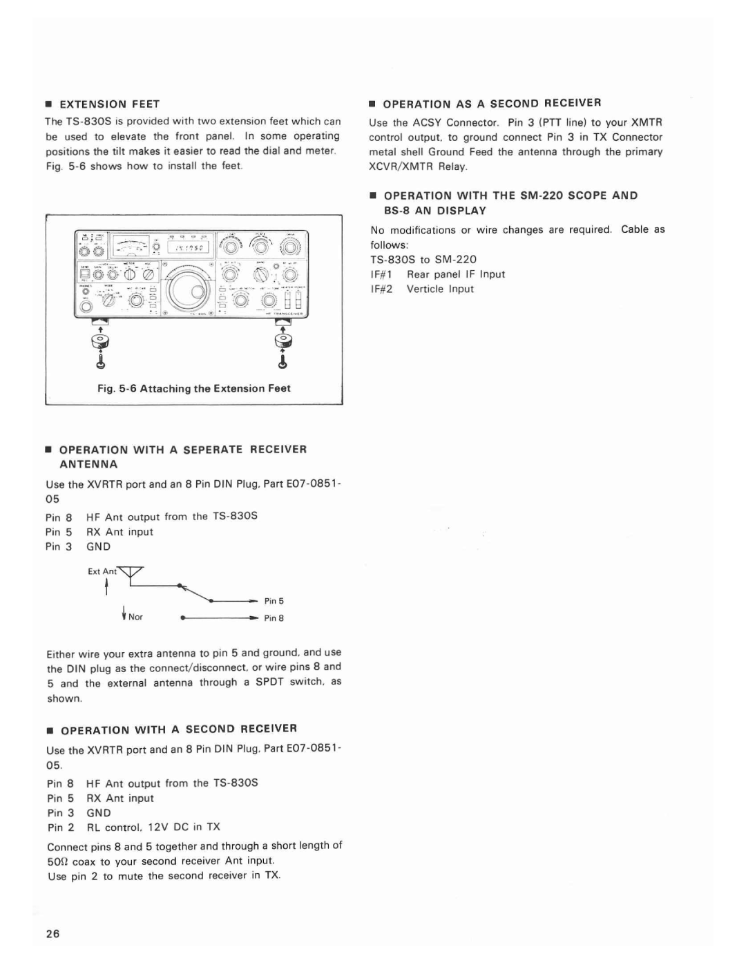 Kenwood TS-830S manual 