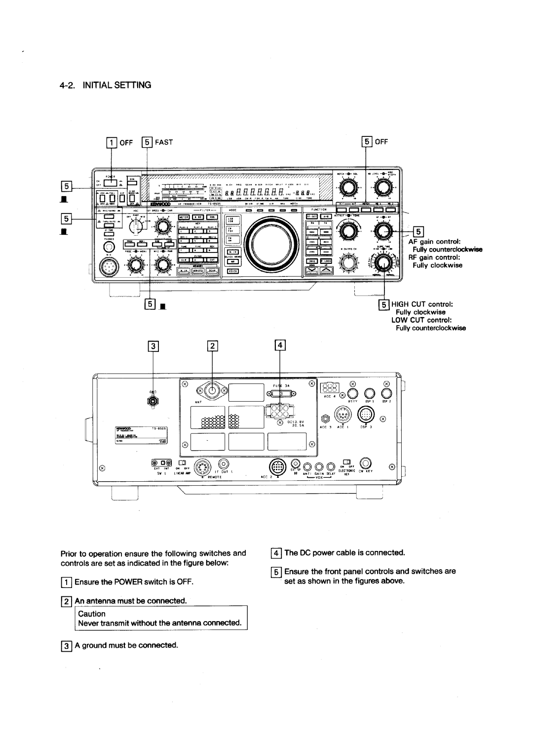 Kenwood TS-850S manual 