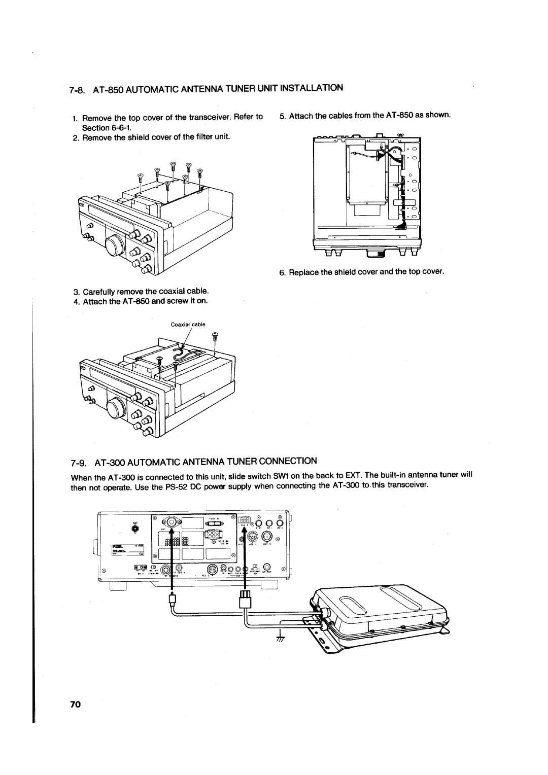 Kenwood TS-850S manual 