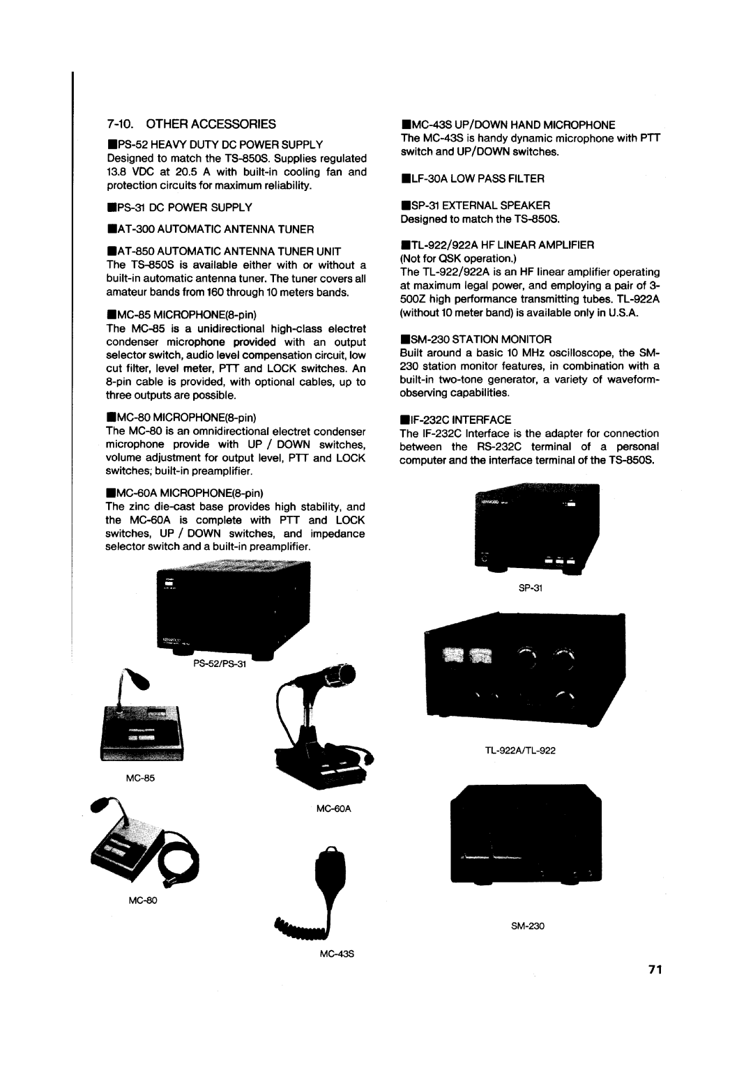 Kenwood TS-850S manual 