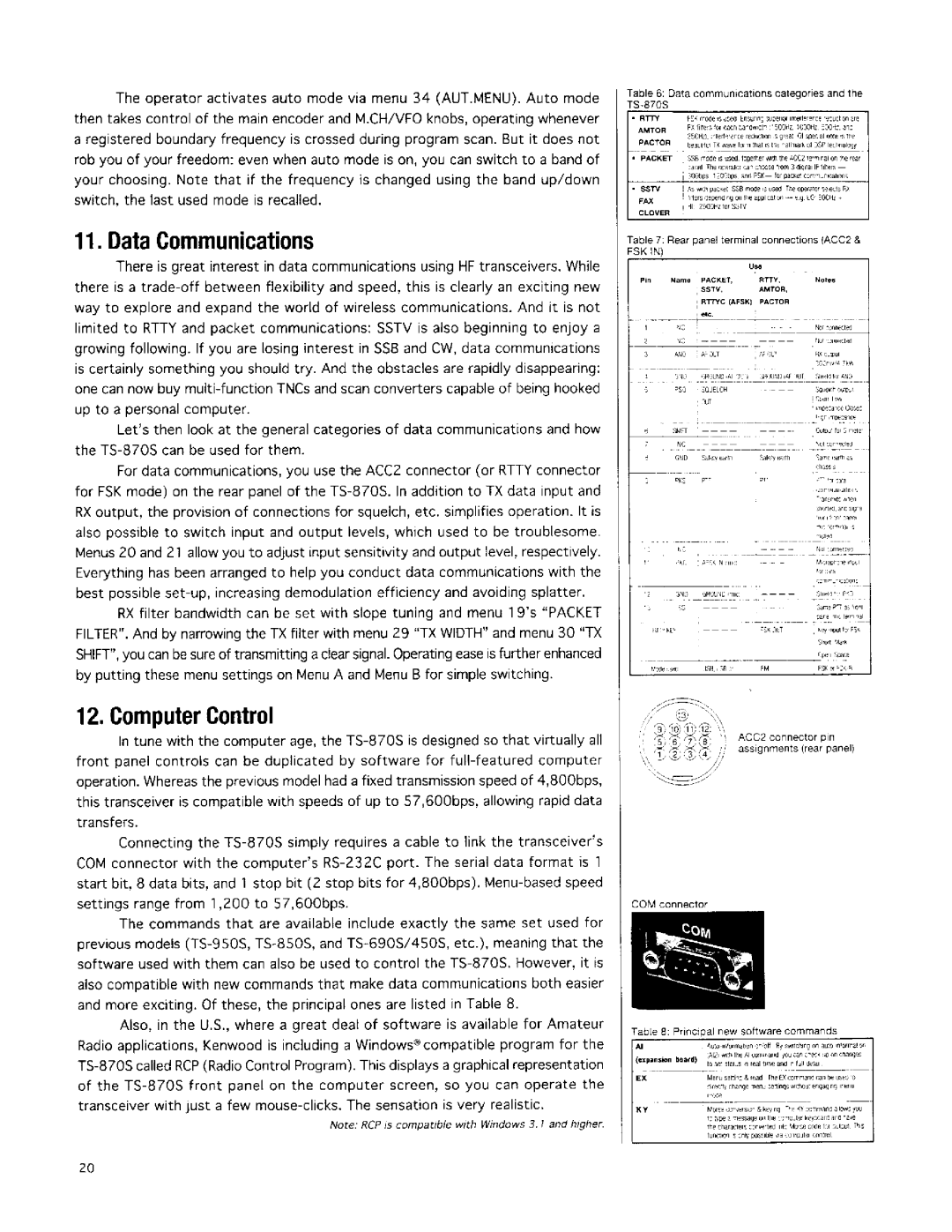 Kenwood TS-870S manual 