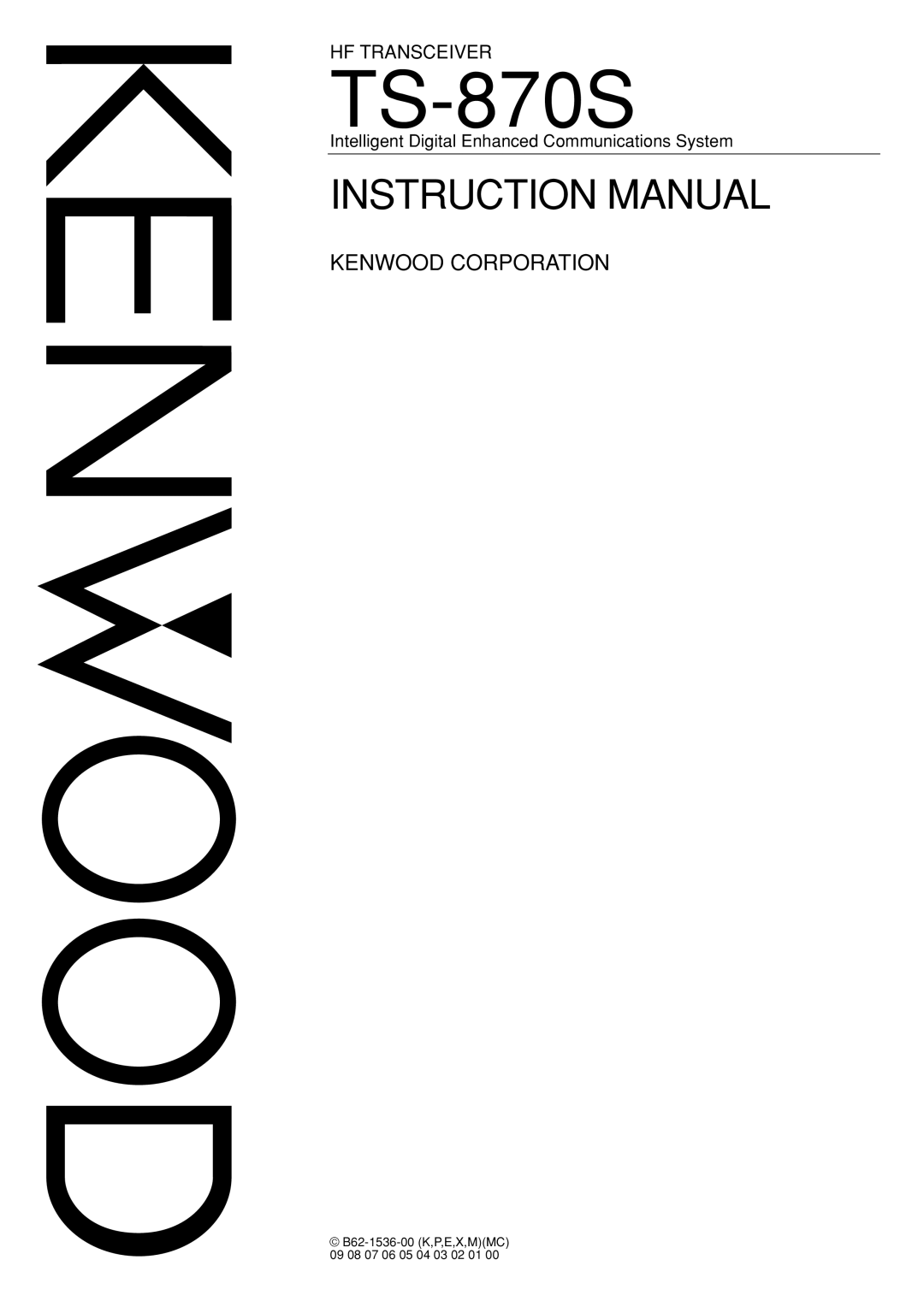 Kenwood TS-870S instruction manual 