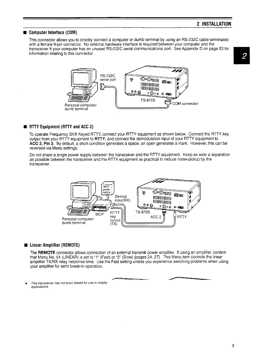 Kenwood TS-870S manual 