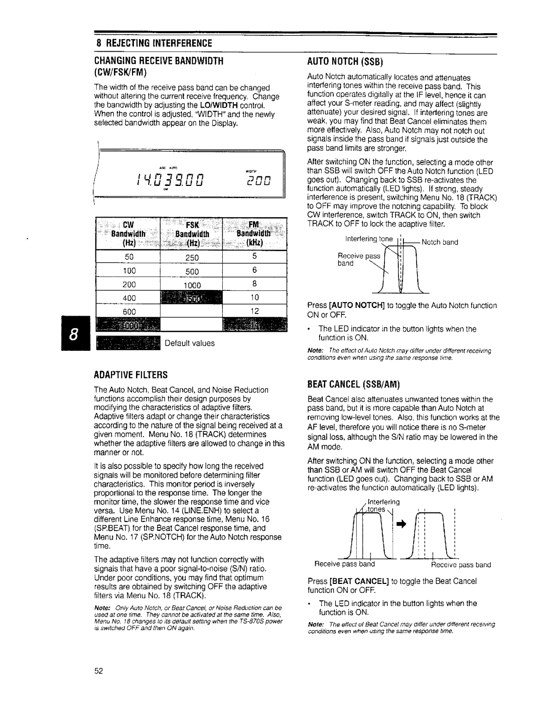 Kenwood TS-870S manual 