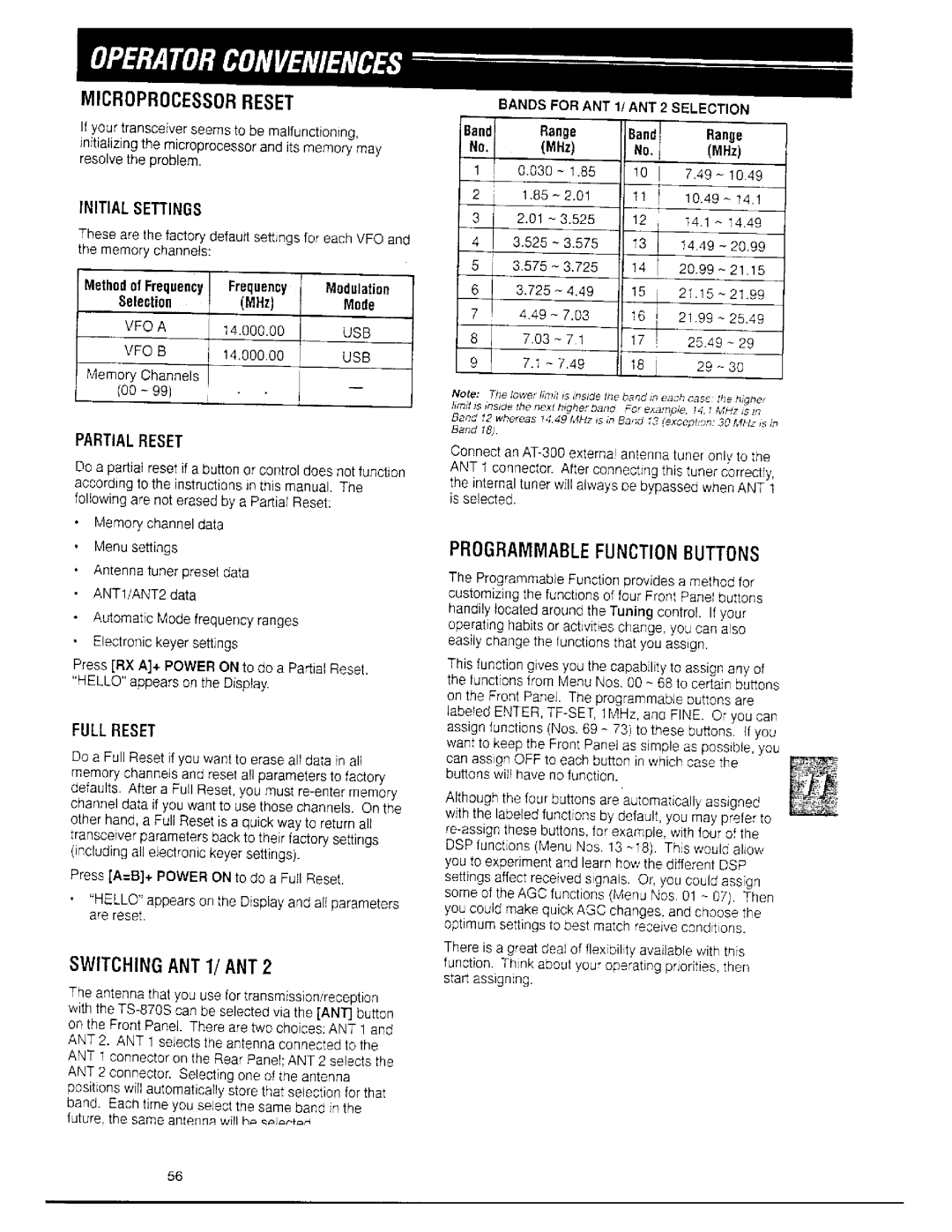 Kenwood TS-870S manual 