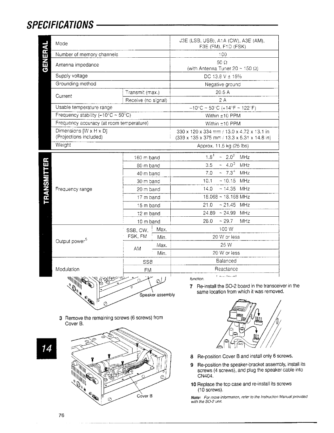 Kenwood TS-870S manual 