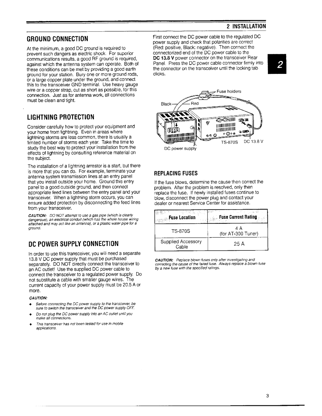 Kenwood TS-870S manual 