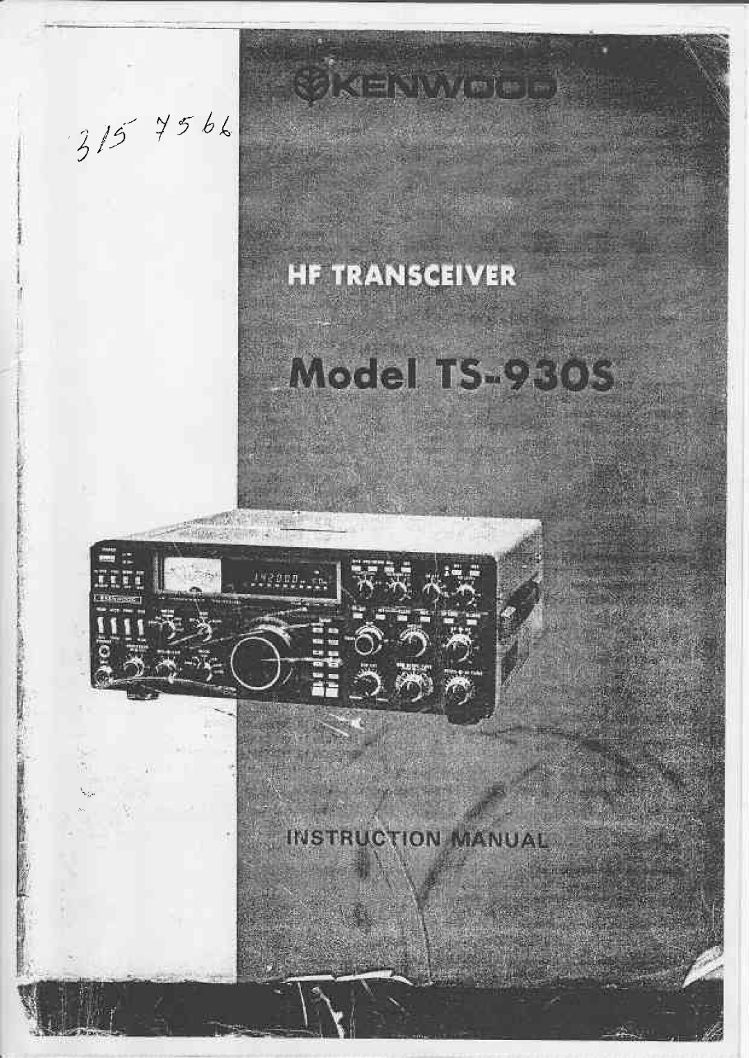 Kenwood TS-930S manual 