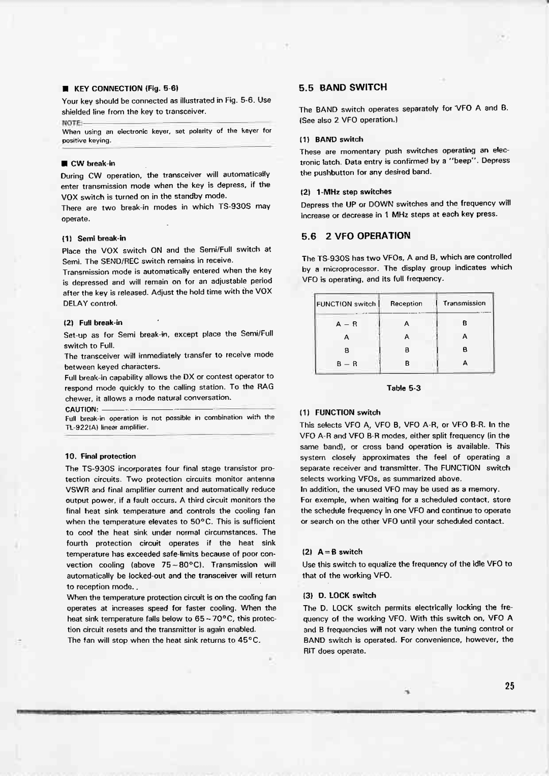 Kenwood TS-930S manual 