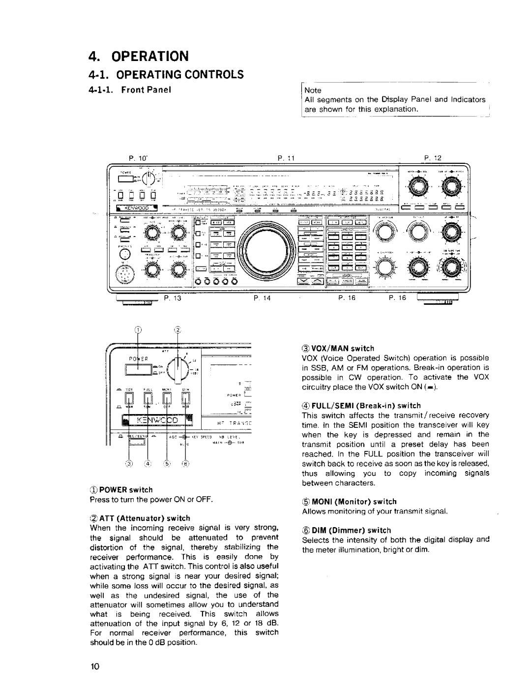 Kenwood TS-950SDX manual 