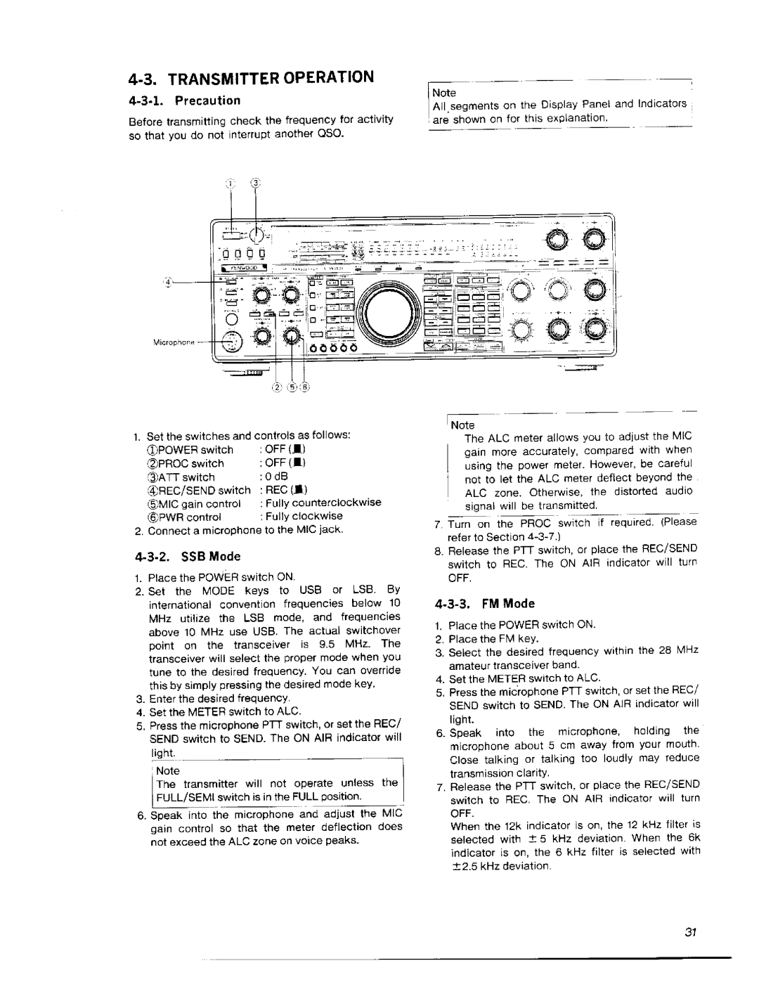 Kenwood TS-950SDX manual 