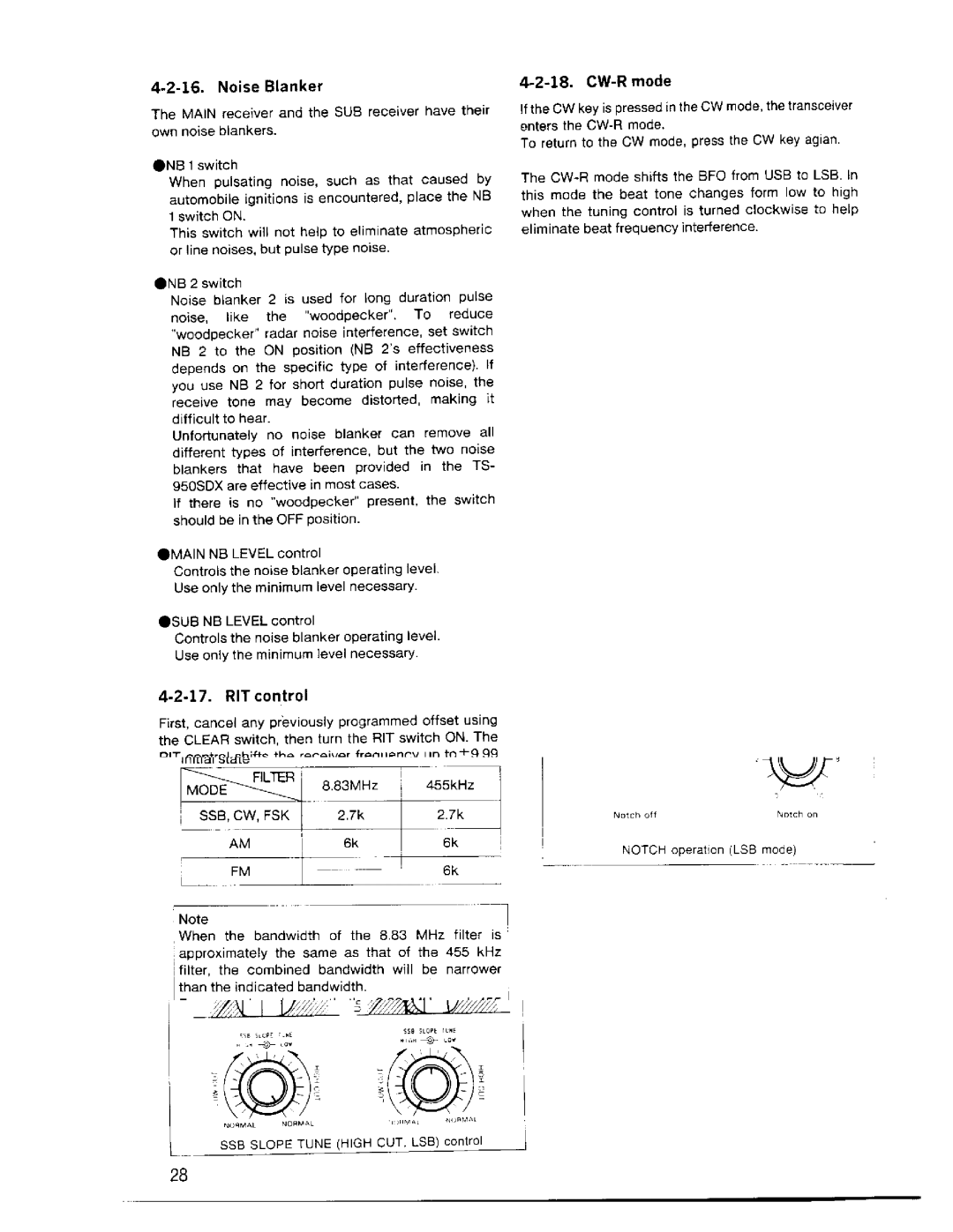 Kenwood TS-950SDX manual 