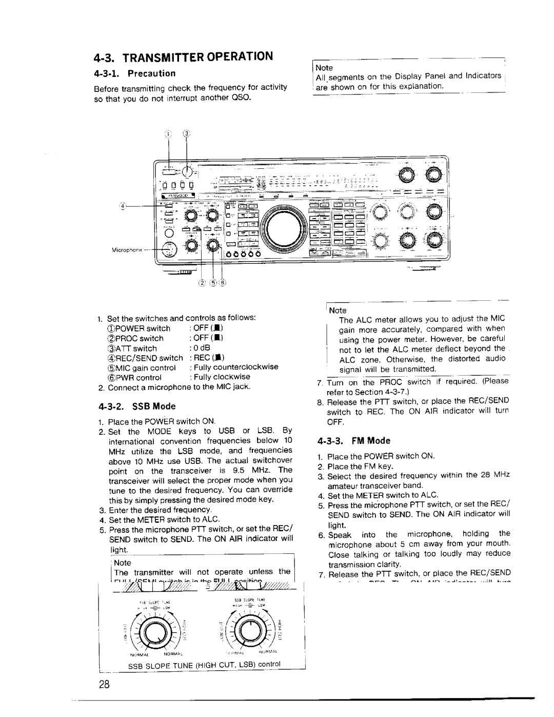 Kenwood TS-950SDX manual 