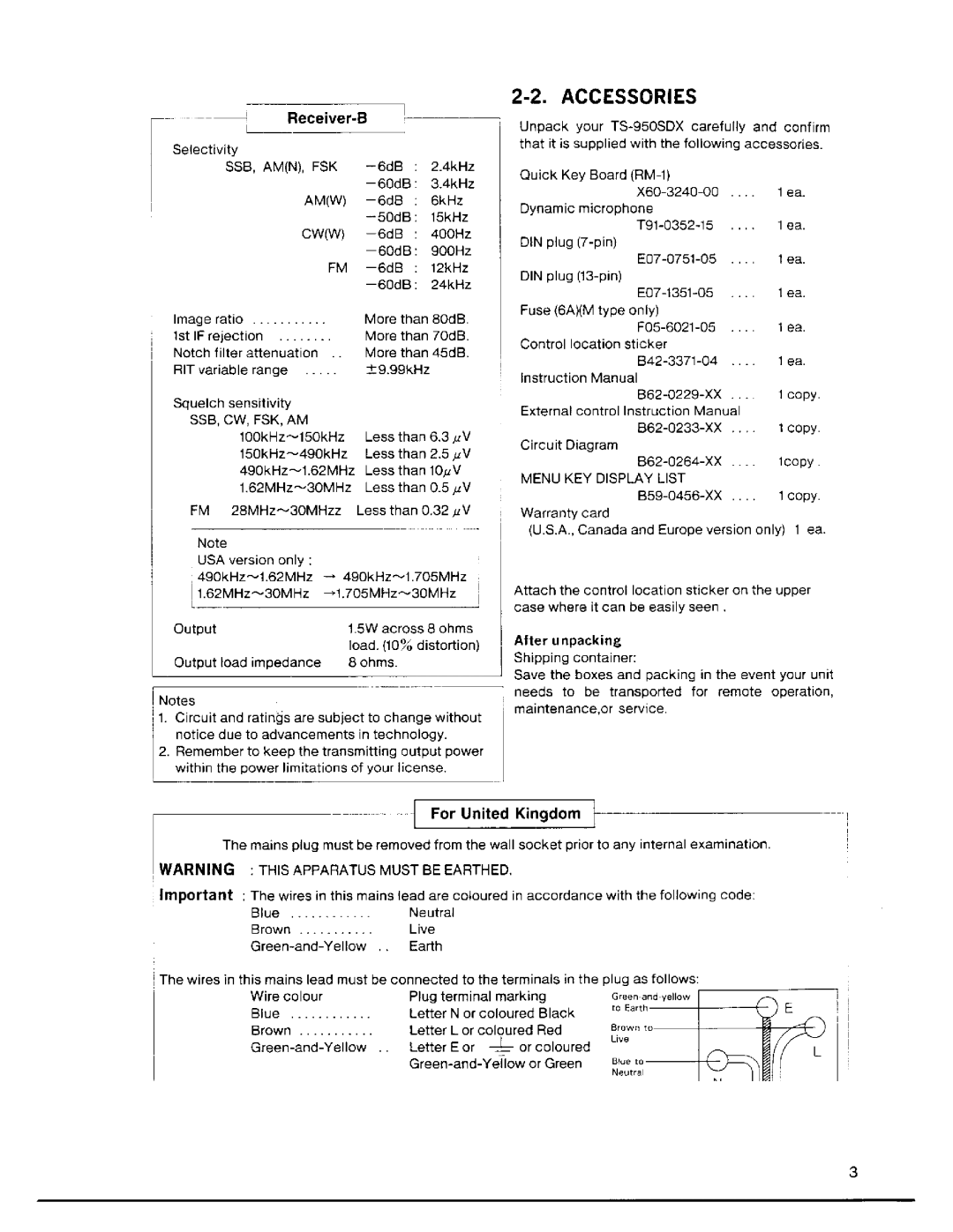 Kenwood TS-950SDX manual 