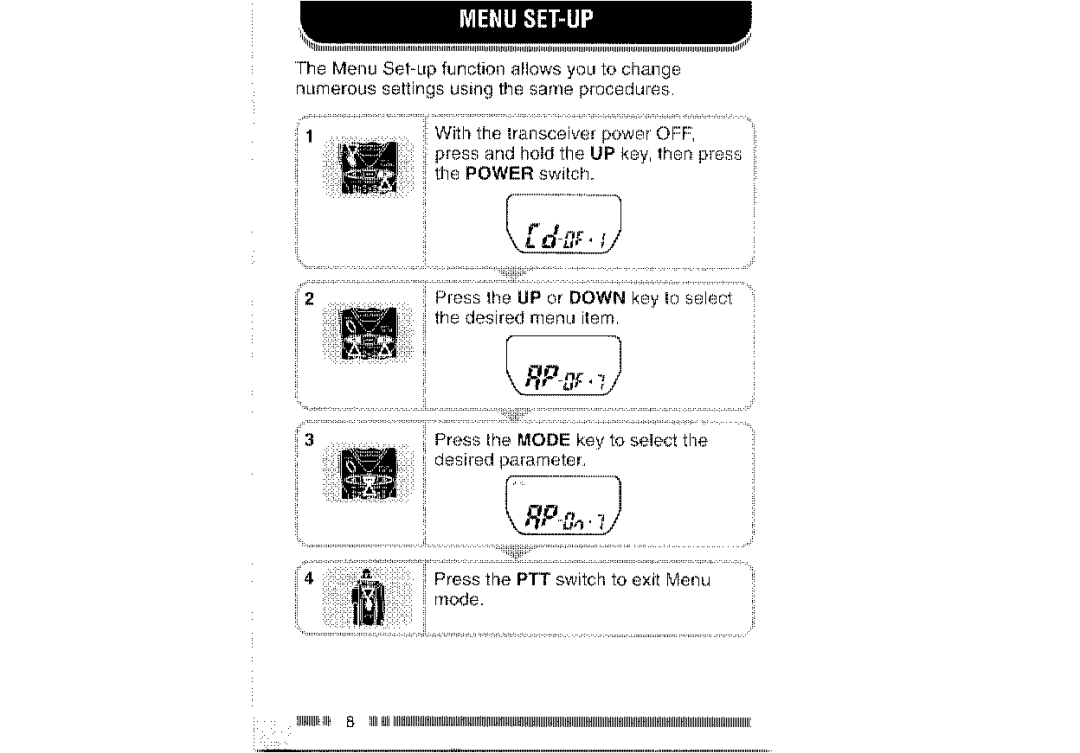 Kenwood UBZ-LH14 manual 