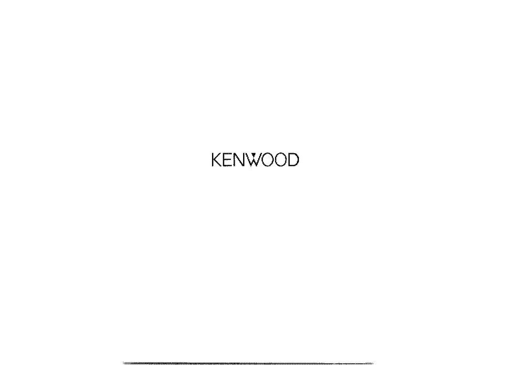 Kenwood UBZ-LH14 manual 