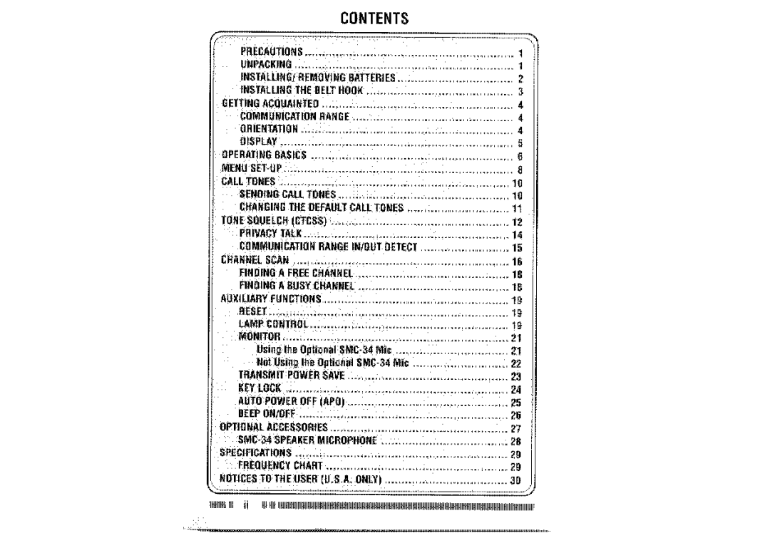 Kenwood UBZ-LH14 manual 