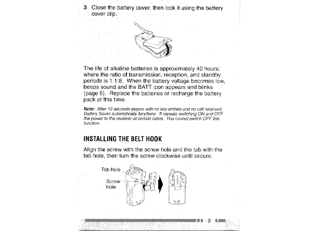 Kenwood UBZ-LH14 manual 