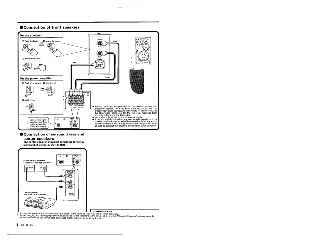 Kenwood UD-100 manual 