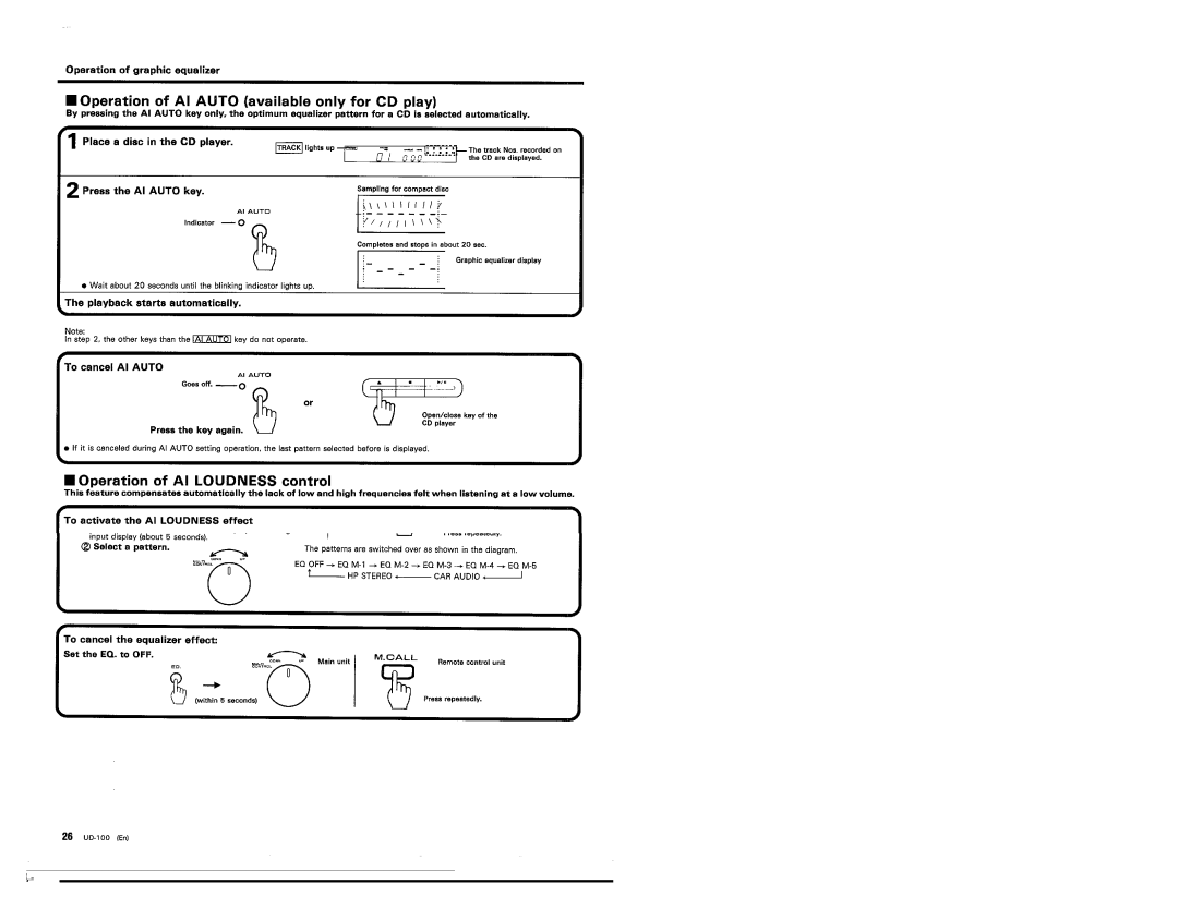 Kenwood UD-100 manual 