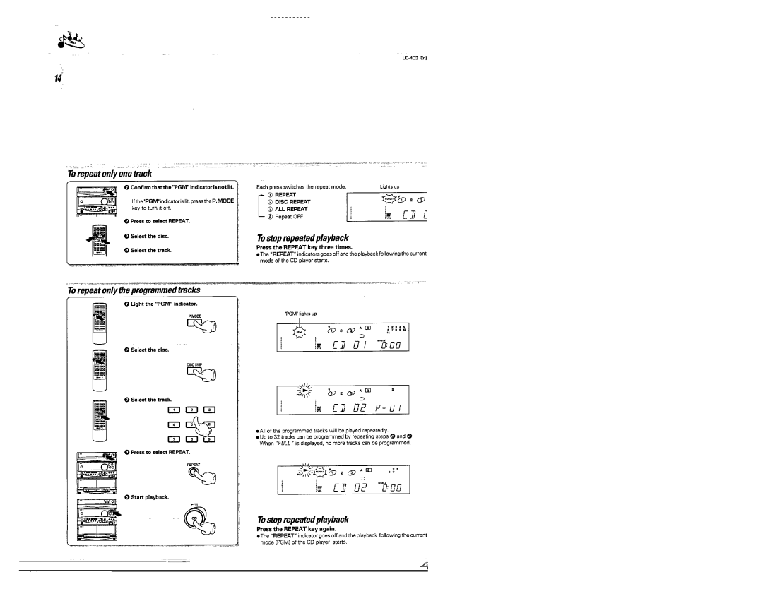 Kenwood UD-403 manual 